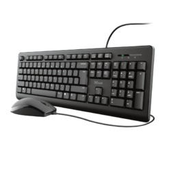 Pack teclado y ratón con cable
