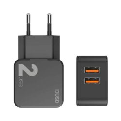 Cargador con 2 USB 2.4A + Cable Type-C